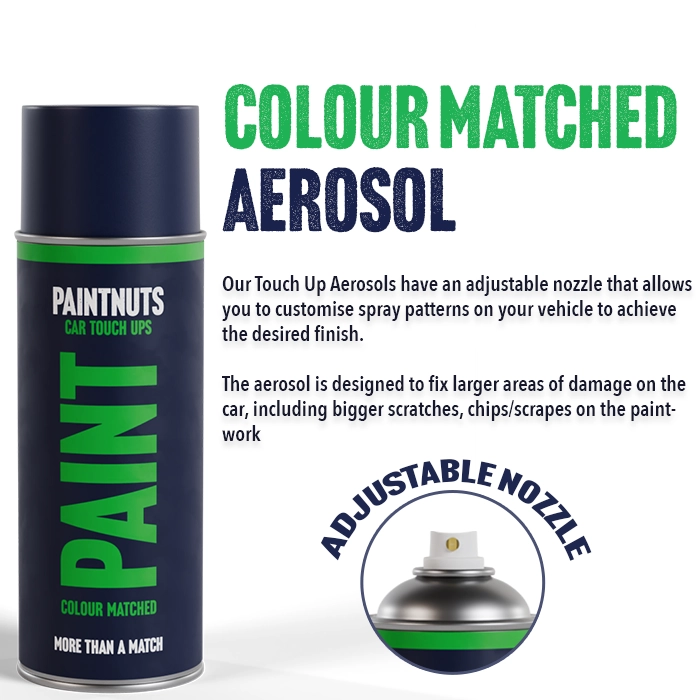 PaintNuts Colour Matched Aerosol Set with Universal Filler, Sanding Pack, Primer, Paint & Lacquer